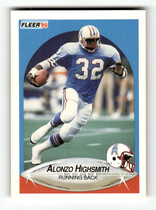 1990 Fleer Base Set #129 Alonzo Highsmith