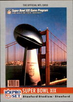 1990 Pro Set Theme Art #19 Super Bowl XIX