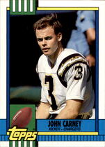 1990 Topps Traded #83 John Carney