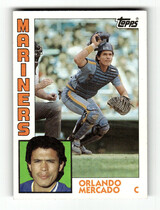 1984 Topps Base Set #314 Orlando Mercado