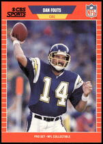1989 Pro Set Announcers #14 Dan Fouts