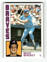 1984 Topps Base Set #255 Bruce Benedict