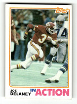 1982 Topps Base Set #113 Joe Delaney