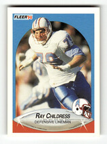 1990 Fleer Base Set #126 Ray Childress