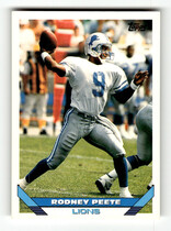 1993 Topps Base Set #169 Rodney Peete