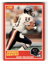 1989 Score Base Set #153 Dennis Gentry