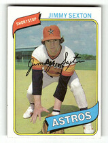 1980 Topps Base Set #11 Jimmy Sexton