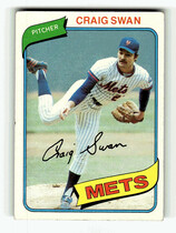 1980 Topps Base Set #8 Craig Swan