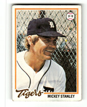 1978 Topps Base Set #232 Mickey Stanley