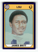 1990 Collegiate Collection LSU #168 James Britt