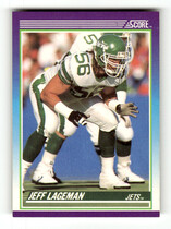 1990 Score Base Set #140 Jeff Lageman