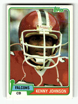 1981 Topps Base Set #143 Kenny Johnson