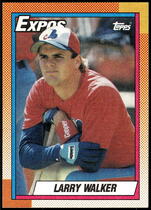 1990 Topps Base Set #757 Larry Walker