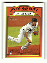 2021 Topps Heritage #16 Sixto Sanchez