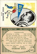 1961 Nu-Card #124 Steve Bauwens