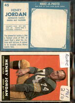 1961 Topps Base Set #45 Henry Jordan
