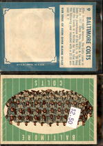 1961 Topps Base Set #9 Baltimore Colts