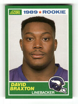 1989 Score Base Set #256 David Braxton