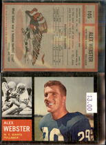 1962 Topps Base Set #105 Alex Webster