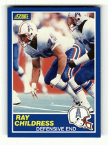 1989 Score Base Set #79 Ray Childress