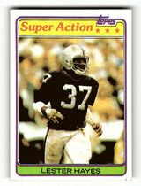 1981 Topps Base Set #218 Lester Hayes