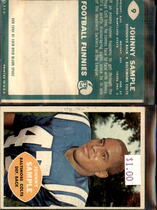 1960 Topps Base Set #9 Johnny Sample