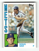 1984 Topps Base Set #599 Doug Sisk