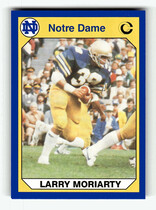 1990 Collegiate Collection Notre Dame 200 #62 Larry Moriarty