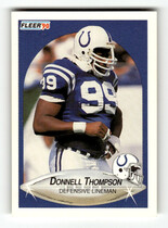 1990 Fleer Base Set #233 Donnell Thompson