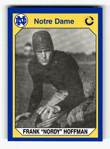 1990 Collegiate Collection Notre Dame 200 #151 Frank Nordy Hoffman