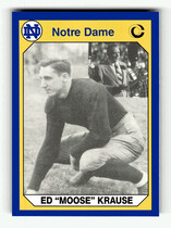 1990 Collegiate Collection Notre Dame 200 #105 Ed Moose Krause