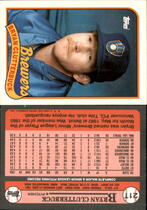 1989 Topps Traded #21T Bryan Clutterbuck