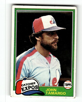 1981 Topps Base Set #519 John Tamargo