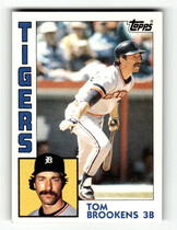 1984 Topps Base Set #14 Tom Brookens