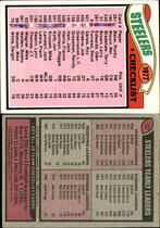 1977 Topps Base Set #222 Steelers Checklist