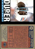 1985 Topps Base Set #310 Mark Duper