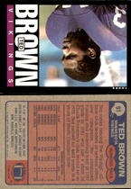 1985 Topps Base Set #91 Ted Brown