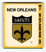 1980 Fleer Team Action Stickers #34L New Orleans Saints