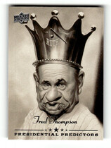 2008 Upper Deck Presidential Predictors #PP-6 Fred Thompson