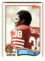 1982 Topps Base Set #482 Johnny Davis