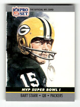 1990 Pro Set Super Bowl MVP's #1 Bart Starr