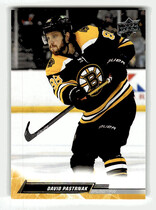 2022 Upper Deck Base Set #16 David Pastrnak