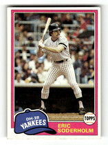 1981 Topps Base Set #383 Eric Soderholm