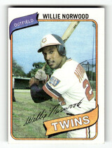 1980 Topps Base Set #432 Willie Norwood