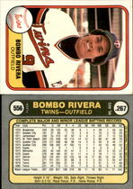 1981 Fleer Base Set #556 Bombo Rivera