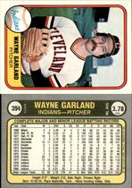 1981 Fleer Base Set #394 Wayne Garland