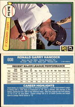 1982 Donruss Base Set #608 Garry Hancock