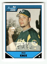 2007 Bowman Prospects #BP83 Brad Knox