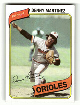 1980 Topps Base Set #10 Dennis Martinez