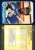 1986 Fleer Base Set #71 Louis Thornton